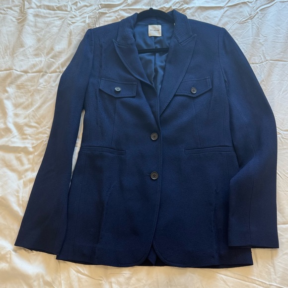 St. John Collection Deep Blue Blazer - Picture 1 of 3